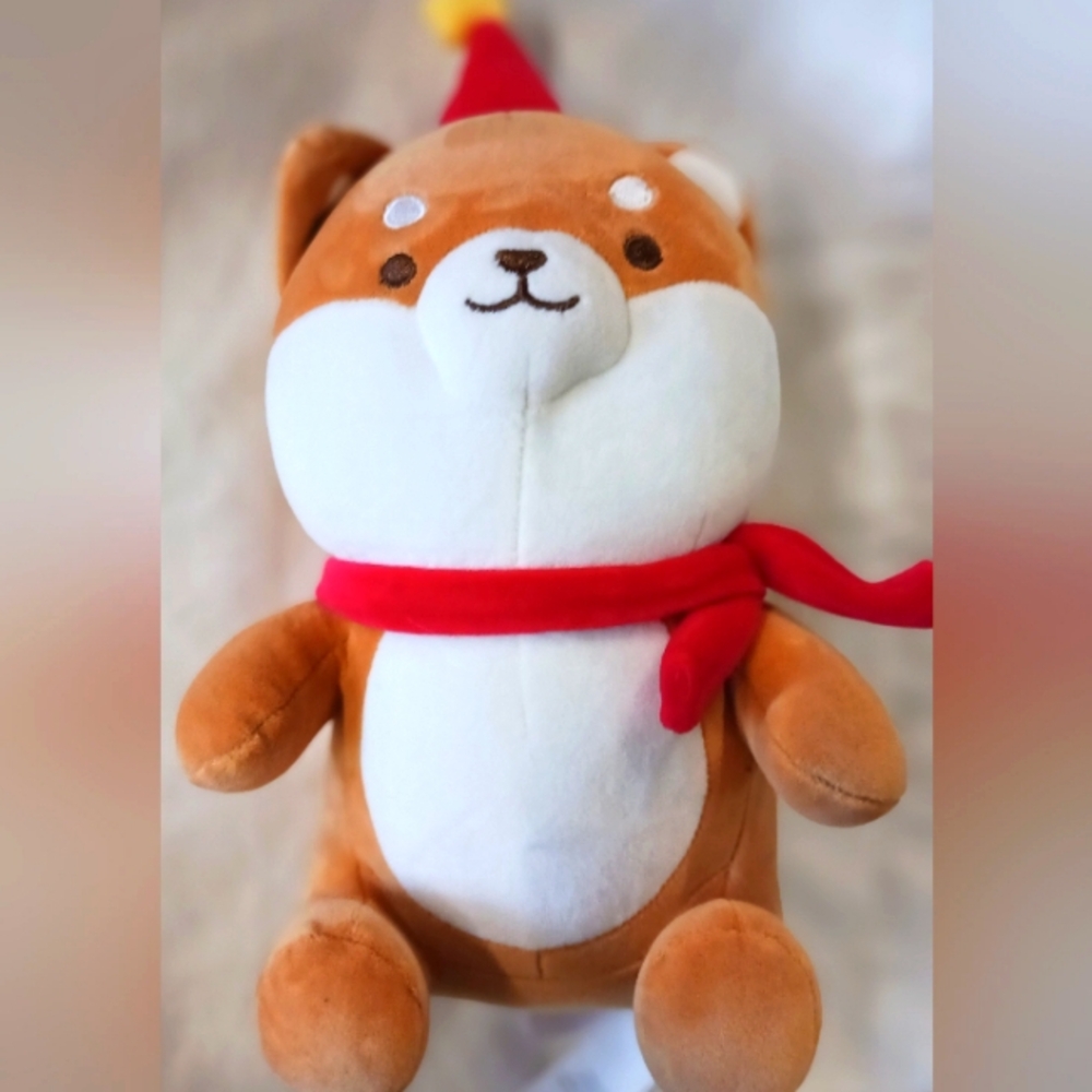 NWT Miniso Christmas Shiba Inu Dog